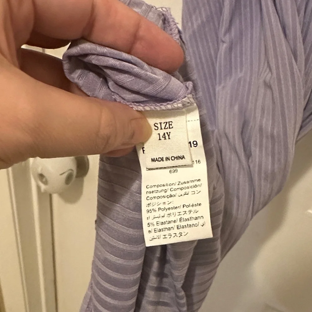 NWT,  Cute Ruffled One-Shoulder Dress in Lavender 💜💜💜